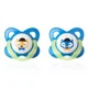 Пустышка из латекса Basics Tommee Tippee Glow Dark (6-12 мес.), 2 шт.