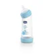 Biberon din plastic Chicco Boy cu tetina din silicon inclinata, 250 ml foto