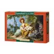 Puzzle Castorland A Young Woman Seated with a Dog, 1500 piese foto