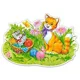 Puzzle Castorland Kitten Family, 12 piese foto