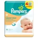 Servetele umede Pampers Natural Clean, 4x64 buc.