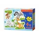 Puzzle Castorland African Animals, 4 in 1 (3+4+6+9 piese) foto