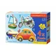 Puzzle Castorland Transport Vehicles, 4 in 1 (4+5+6+7 piese) foto