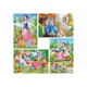 Puzzle Castorland Snow White and the Seven Dwarfs, 4 in 1 (8+12+15+20 piese) foto