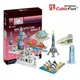 Puzzle 3D CubicFun Mini Architecture Series 2 foto