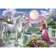 Puzzle Castorland Princess and her Unicorns, 1000 piese foto
