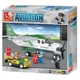 Constructor Sluban City Mini Transport Plane foto