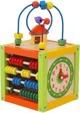 Cub din lemn Baby Mix cu activitati foto