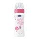 Бутылочка пластиковая Chicco Girl Well Being с силиконовой соской, 330 мл