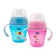 Canuta cu nasuc moale Chicco Pink/Blue (6+ luni), 200 ml