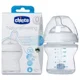 Biberon Chicco STEP UP 1 cu tetina din silicon inclinata, flux normal (0+ luni), 150 ml foto