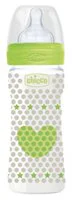 Biberon din plastic Chicco Well Being cu tetina din silicon, 250 ml foto
