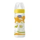 Biberon din plastic Chicco Well Being ROMANTIC cu tetina din silicon, 330 ml foto