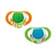 Suzeta cu inel Chicco Physio Compact din silicon Luminiscenta (12+ luni), 2 buc. foto
