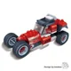 Constructor BanBao Roadster Pull Back Racer foto