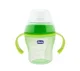 Canuta cu nasuc moale Chicco cu supapa anticurgere Verde (6+ luni), 200 ml