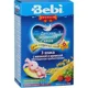 Terci din 3 cereale cu lapte Bebi Premium cu zmeura si melisa (6+ luni), 200 g