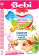 Terci de ovaz cu lapte Bebi cu biscuiti, visine si mere (6+ luni), 200 g