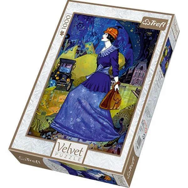 Puzzle Trefl Velvet - A stroll in Paris, 1000 piese foto