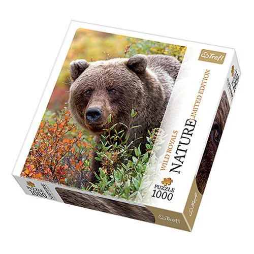 Puzzle Trefl Wild Royals - Grizzly bear, Alaska, 1000 piese foto
