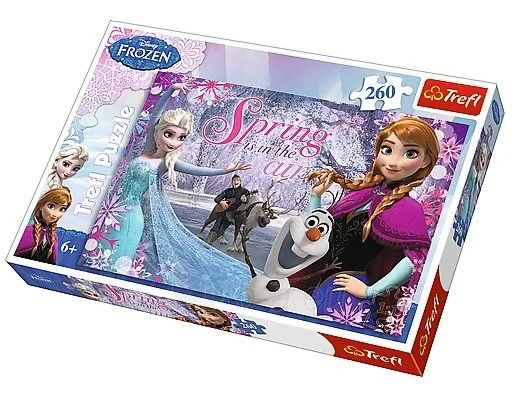 Puzzle Trefl Disney Love in the Frozen Land, 260 piese foto