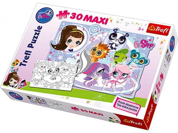 Puzzle Trefl Hasbro Pet's adventures, 30 MAXI piese foto
