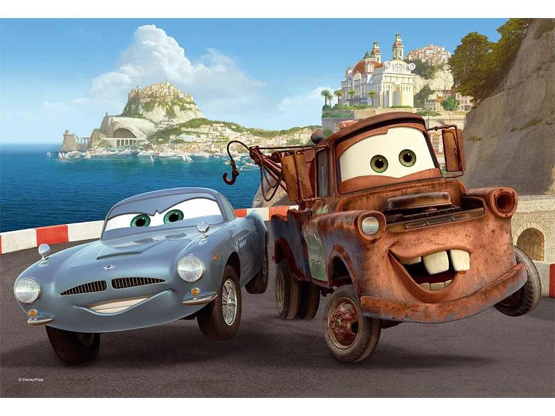 Puzzle Trefl Disney Cars 2 Mater &amp; Finn, 160 piese foto