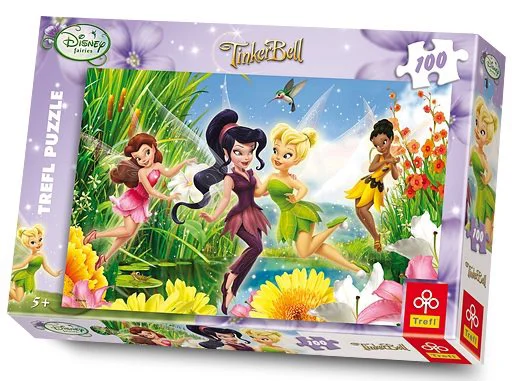 Puzzle Trefl Disney Cheerfull Fairies, 100 piese foto
