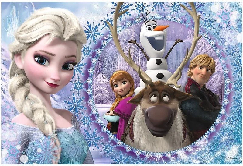 Puzzle Trefl Disney Friends from the Frozen Land, 60 piese foto