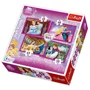 Puzzle Trefl Disney Couples in love, 4 in 1 (35+48+54+70 piese) foto