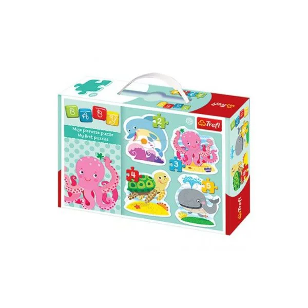 Puzzle Trefl Baby Classic - Deepsea, 4 in 1 (2+3+4+5 piese) foto