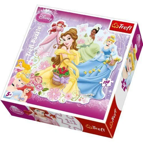 Puzzle Trefl Disney Beautiful princesses, 150 piese foto