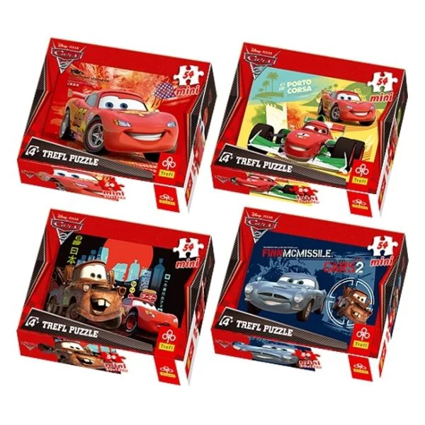 Puzzle Trefl Disney Cars 2, 54 MINI piese foto