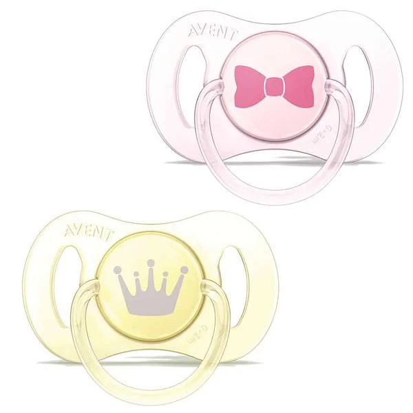 Пустышка Philips AVENT силиконовая мини (0-2 мес.), 2 шт. foto