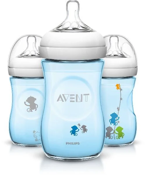 image for Бутылочка для кормления Philips AVENT Natural Monkey, 260 мл foto