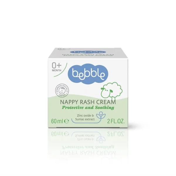 image for Crema protectoare sub scutec Bebble impotriva eritemului fesier (0+ luni), 60 ml foto