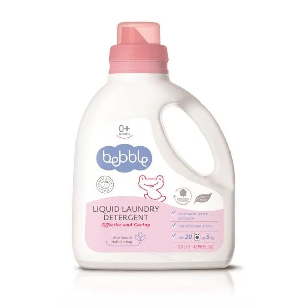 Detergent lichid Bebble, 1,3 litri foto