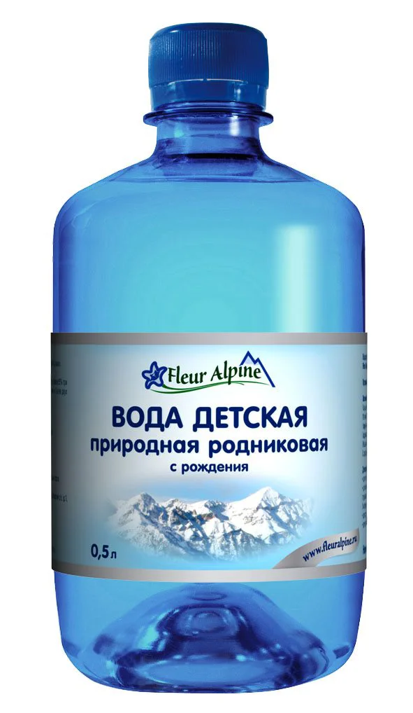 image for Apa pentru copii de izvor Fleur Alpine (0+ luni), 500 ml foto