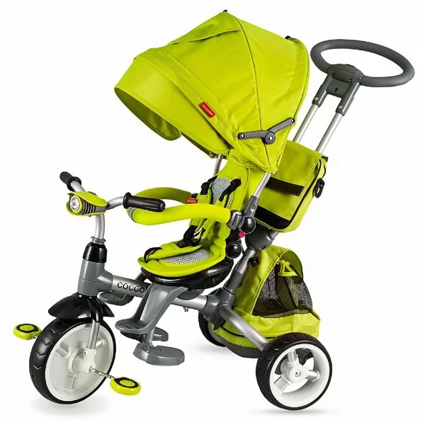 Tricicleta multifunctionala Coccolle Modi verde foto