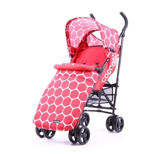 image for Прогулочная коляска Coccolle Favo + мешок Красная foto