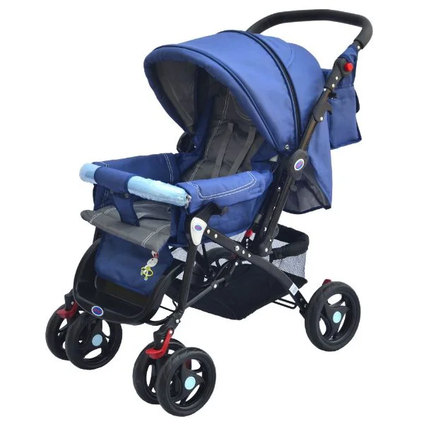 Carucior DHS Elements cu maner reversibil Albastru foto