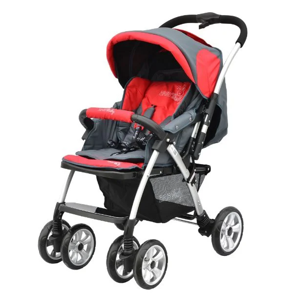 Carucior DHS Iceberg cu maner reversibil Rosu foto
