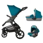 Коляска модульная Coccolle Girasole 3 в 1 Синяя