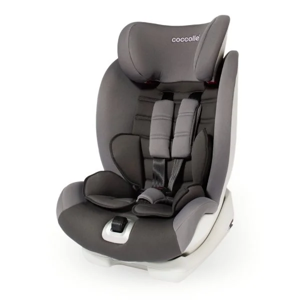 Автокресло с системой Isofix Coccolle Vela-Fix 9-36 кг Серое foto