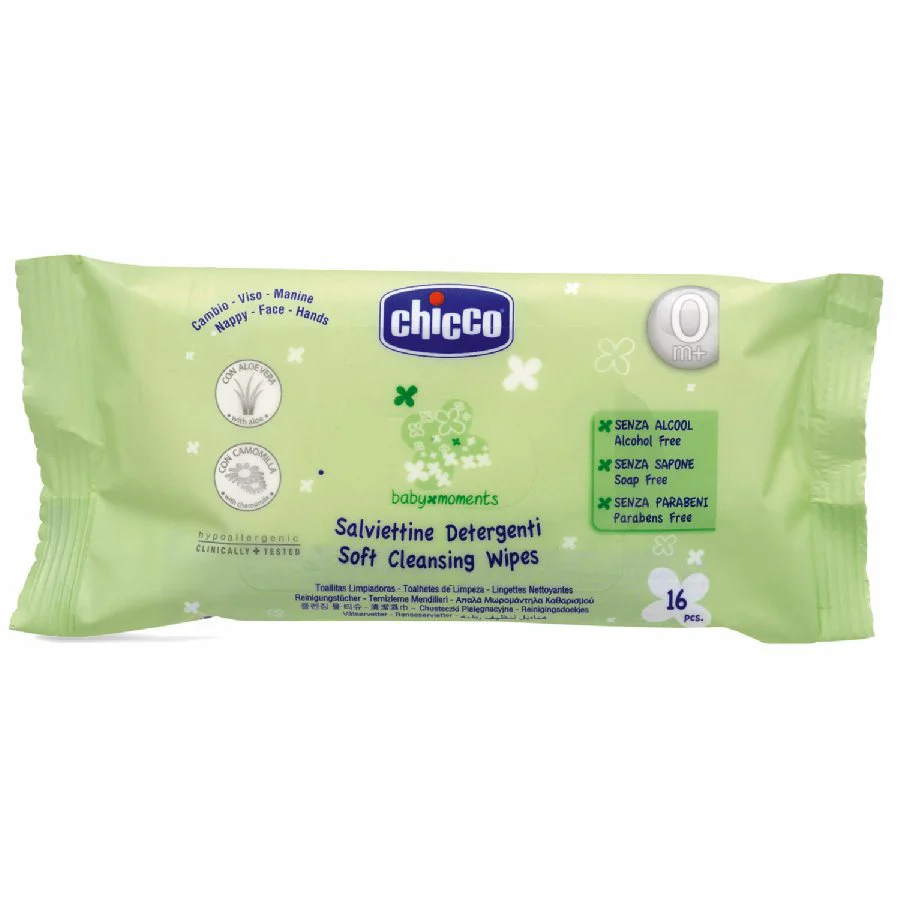 image for Влажные салфетки Chicco, 16 шт. foto