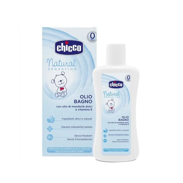 image for Ulei de baie Chicco Natural Sensation (0+ luni), 200 ml foto