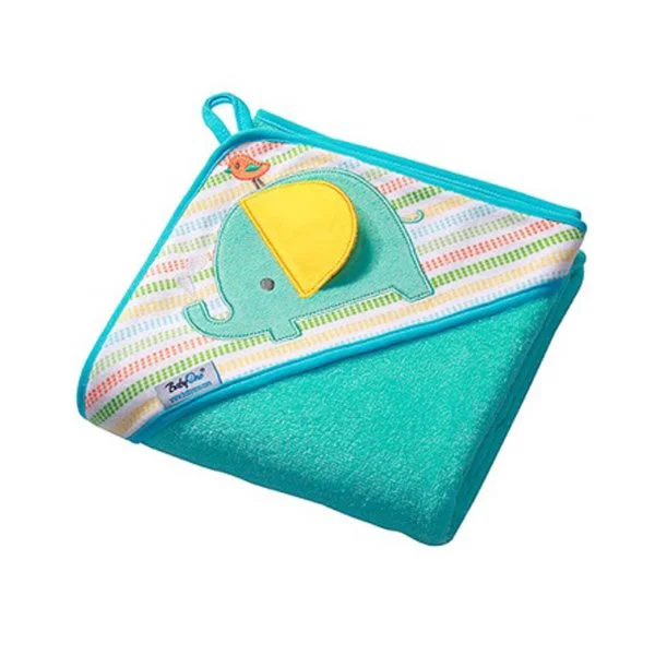image for Полотенце BabyOno FROTTE с капюшоном Зеленое, 2 размера foto