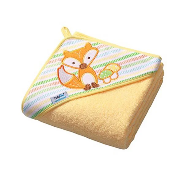 image for Полотенце BabyOno FROTTE с капюшоном Желтое, 2 размера foto