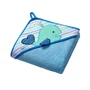 Полотенце BabyOno FROTTE с капюшоном Синнее, 76x76 см foto