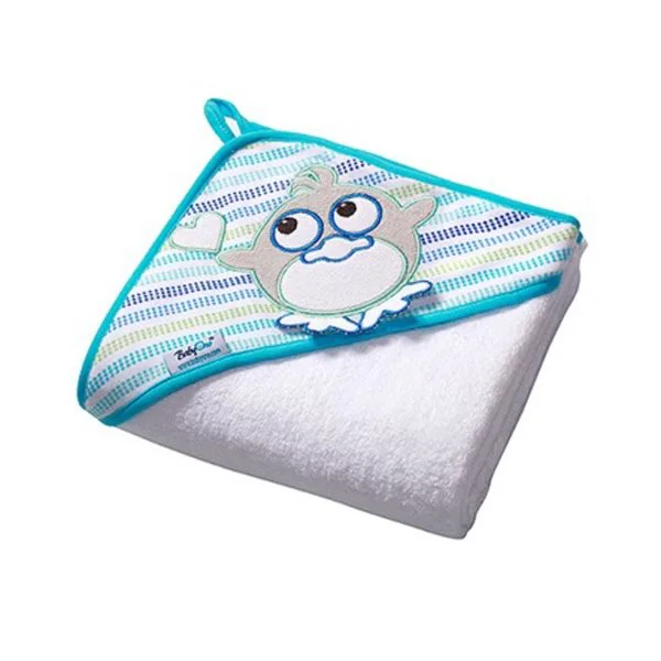image for Полотенце BabyOno FROTTE с капюшоном Белое, 76x76 см foto